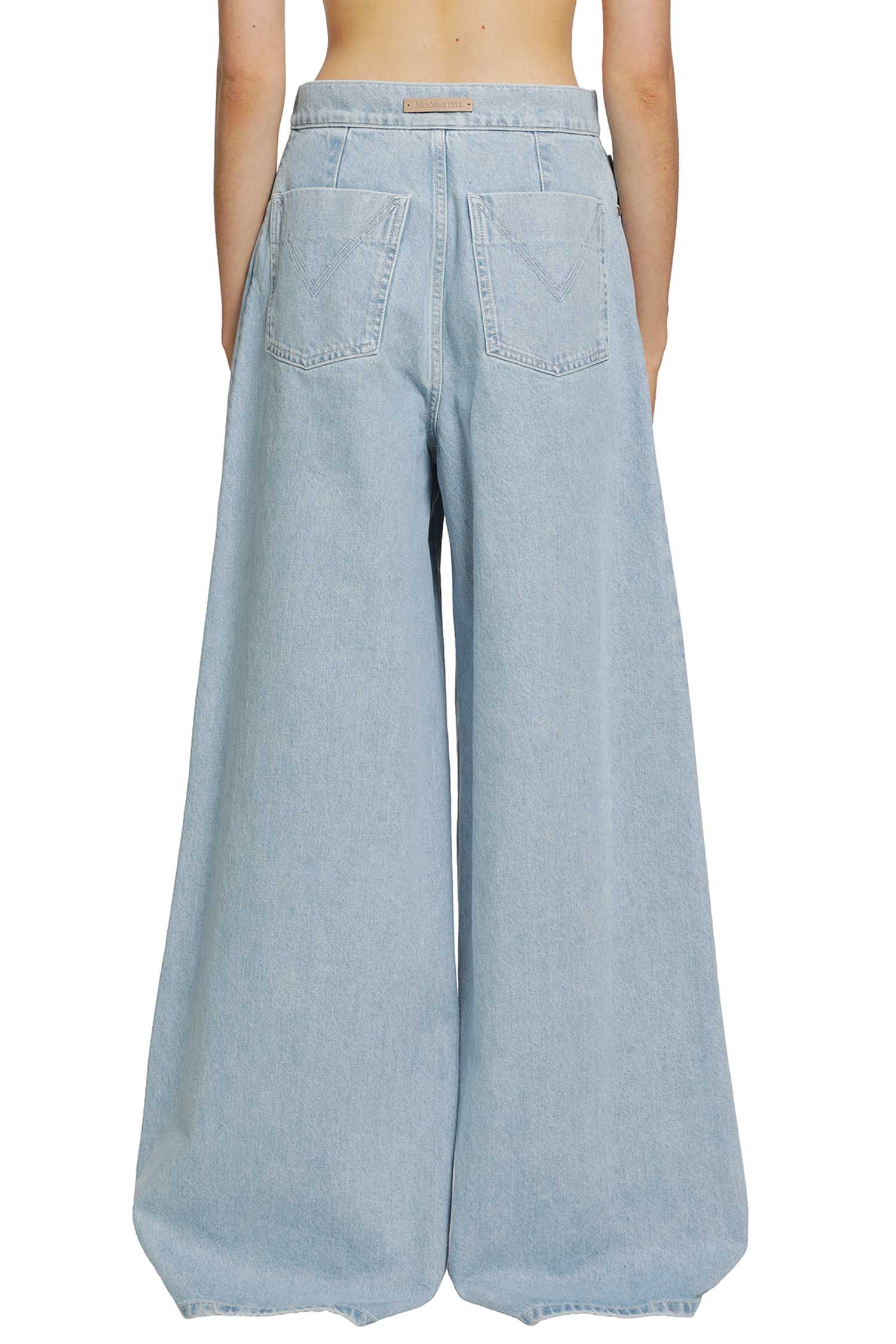 MAX MARA Wide Leg Denim Jeans woman