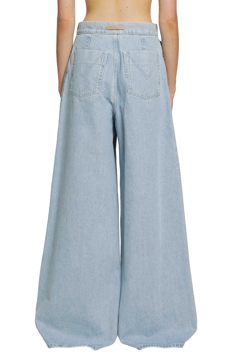MAX MARA Wide Leg Denim Jeans woman