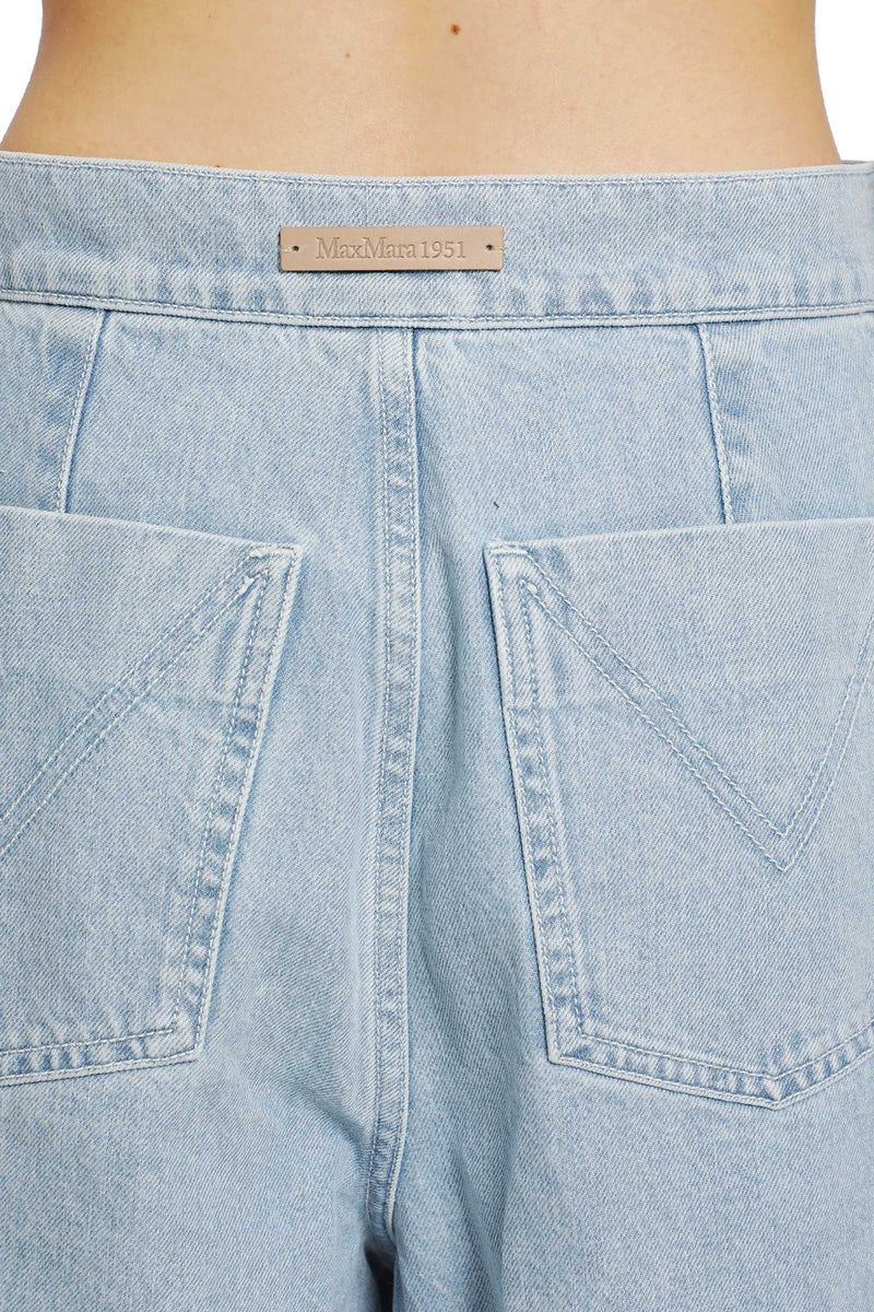 MAX MARA Wide Leg Denim Jeans woman