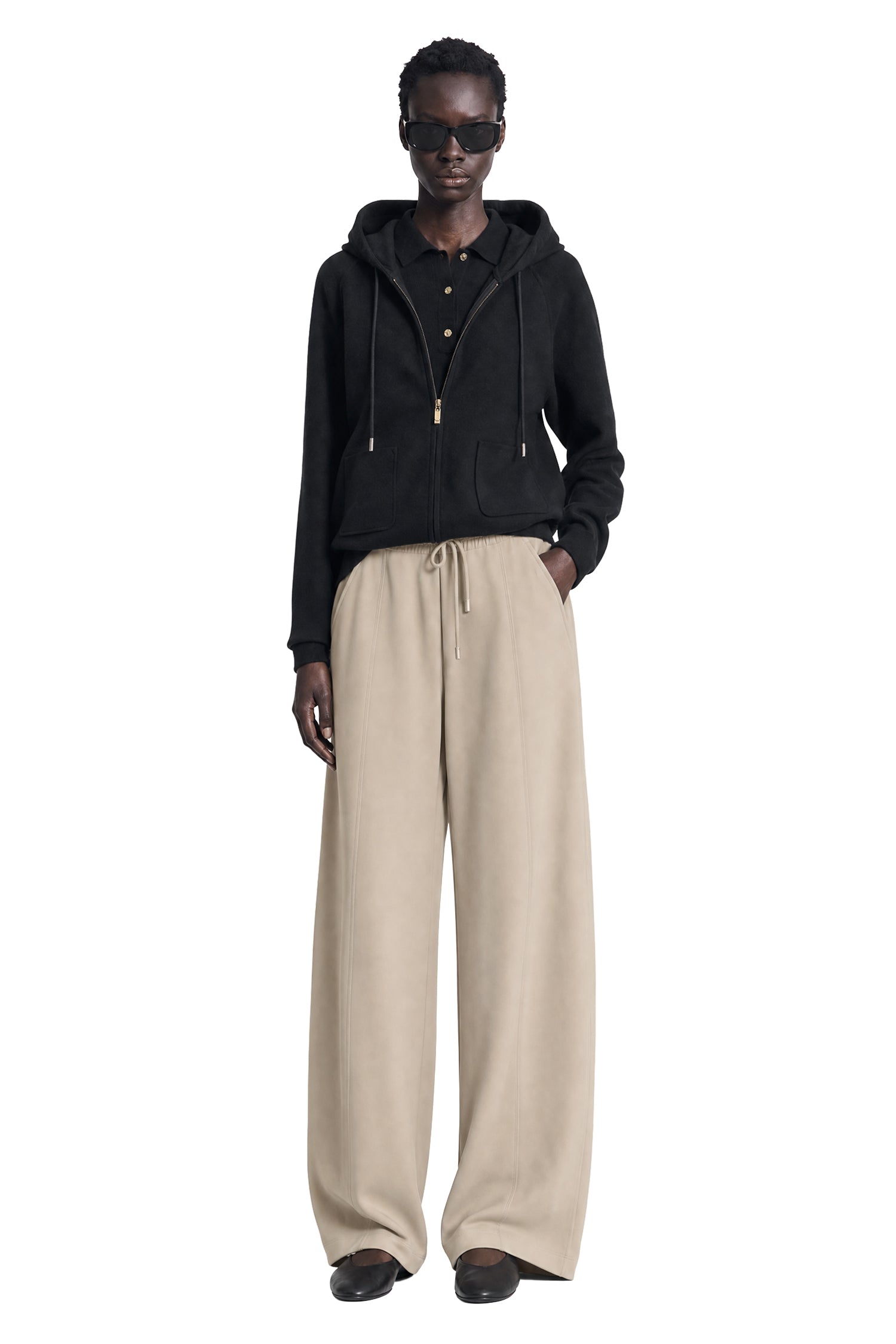 Technical Jersey Barrel leg Trousers