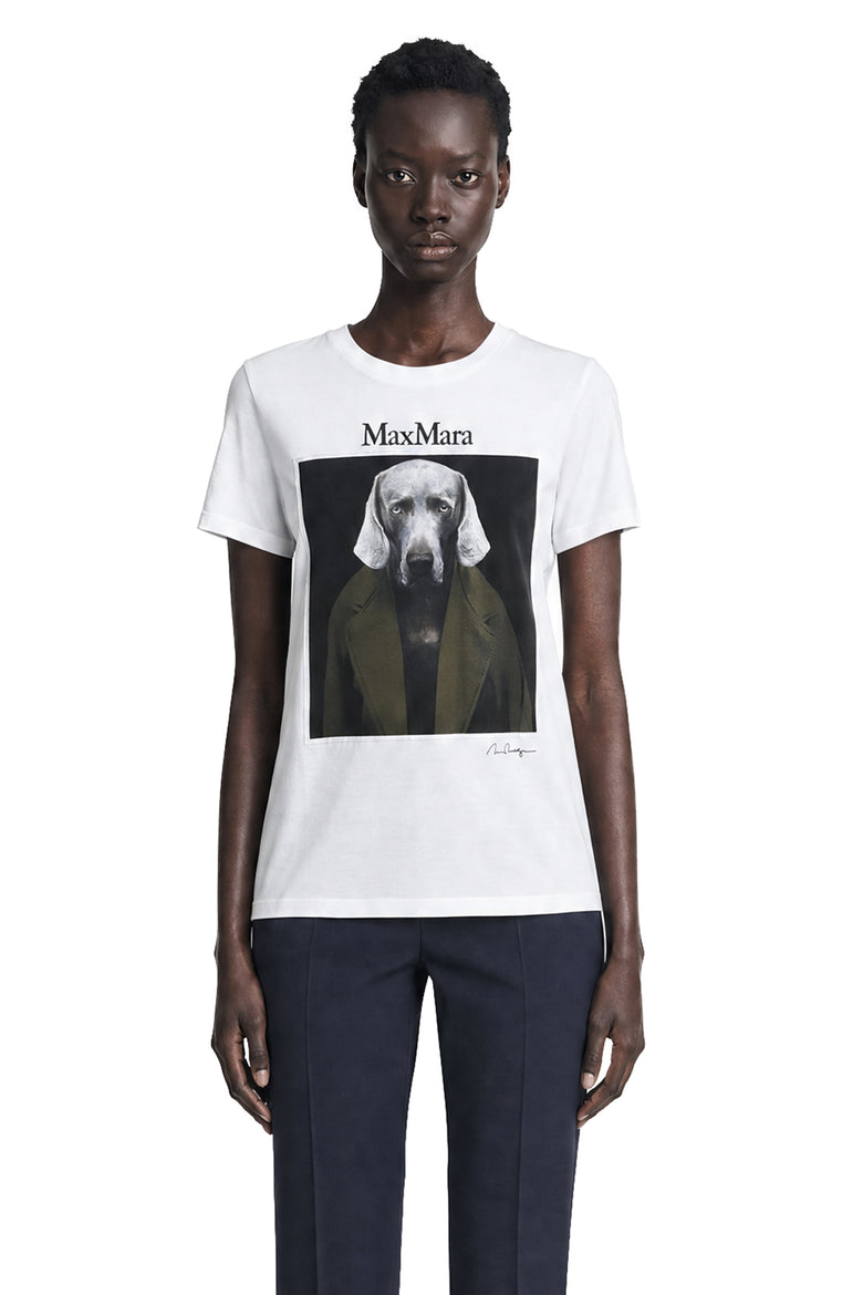 MAX MARA William Wegman Print T-Shirt woman