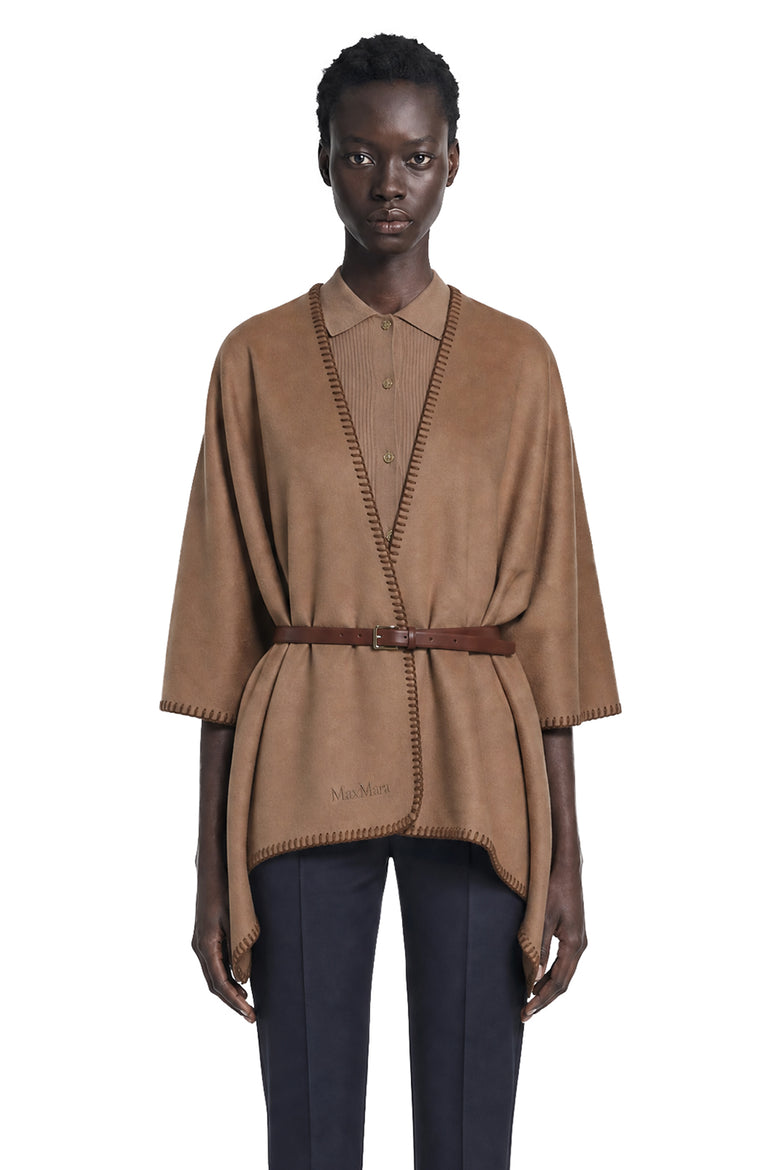 MAX MARA Double Wool Broadcloth Cloak woman