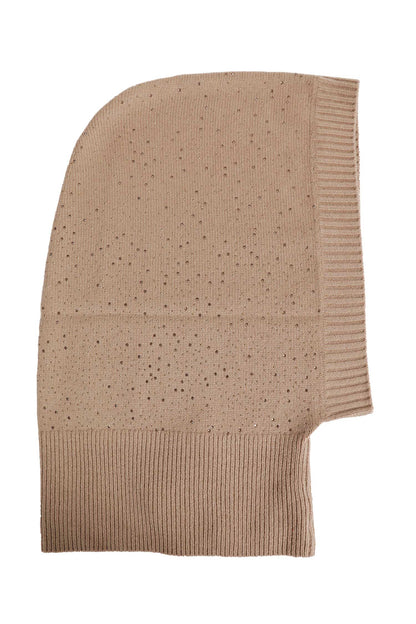 Cashmere And Rhinestone Balaclava