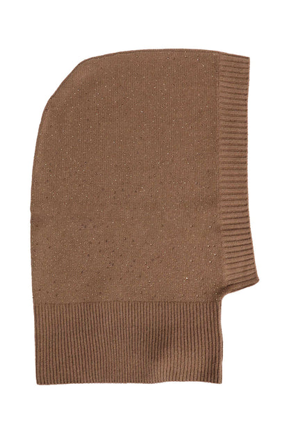 Cashmere And Rhinestone Balaclava