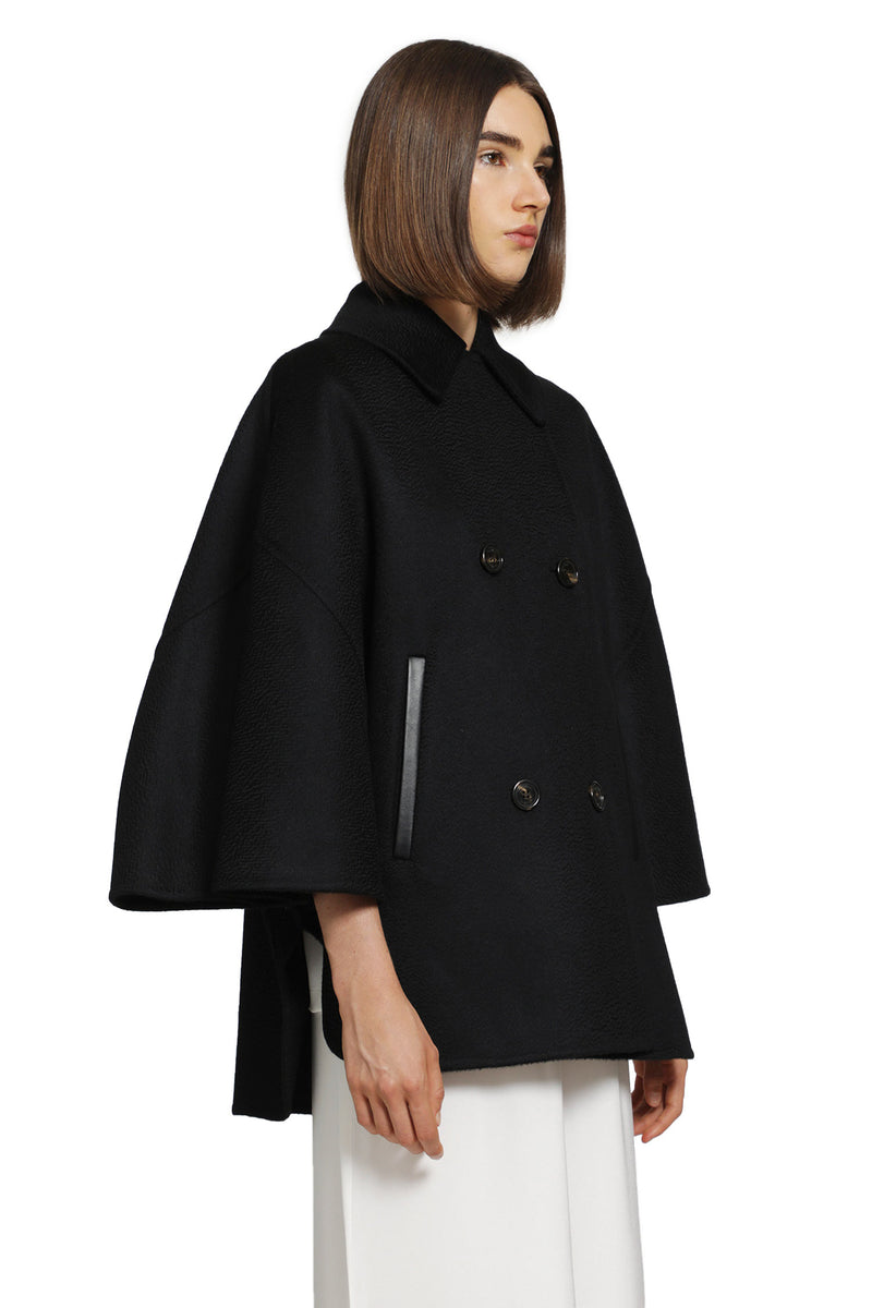 MAX MARA Double-breasted Cape woman