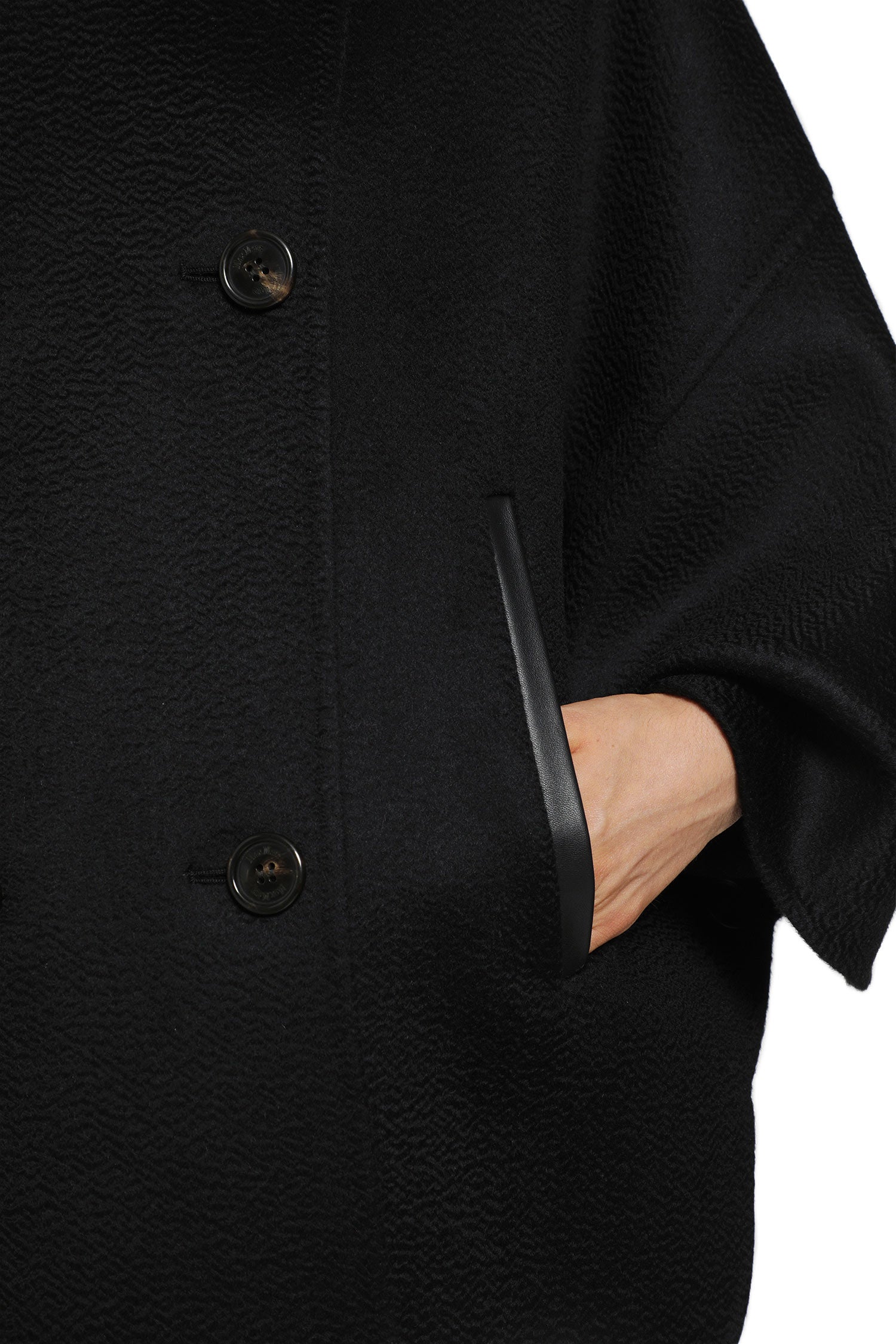 MAX MARA Double-breasted Cape woman