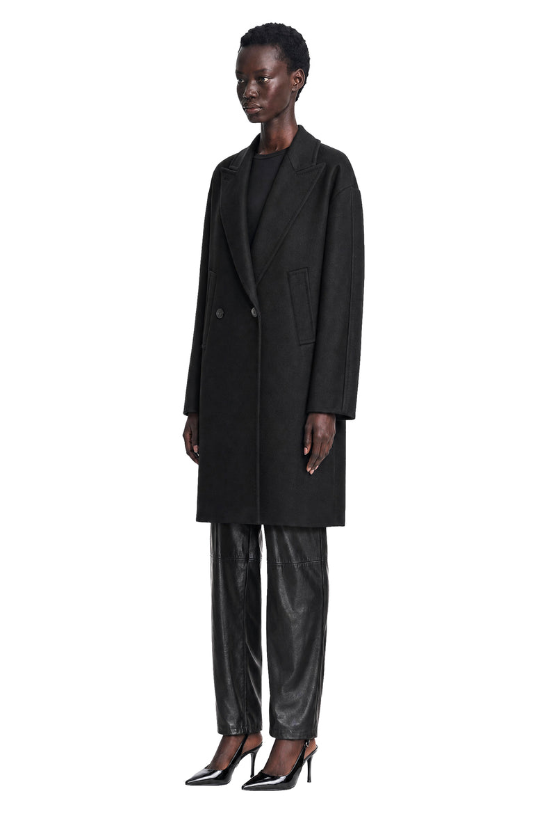 
              MAX MARA Double-Breasted Wool Broadcloth Coat woman
            