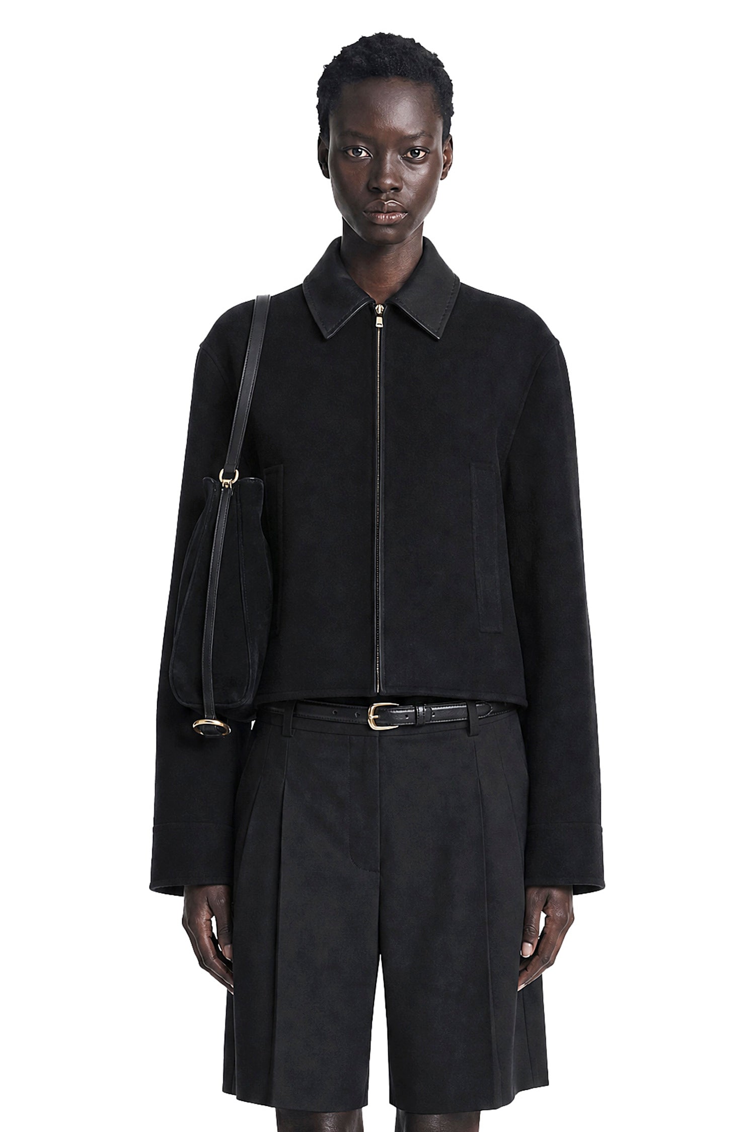Double Wool Cashmere and Silk Jacket
