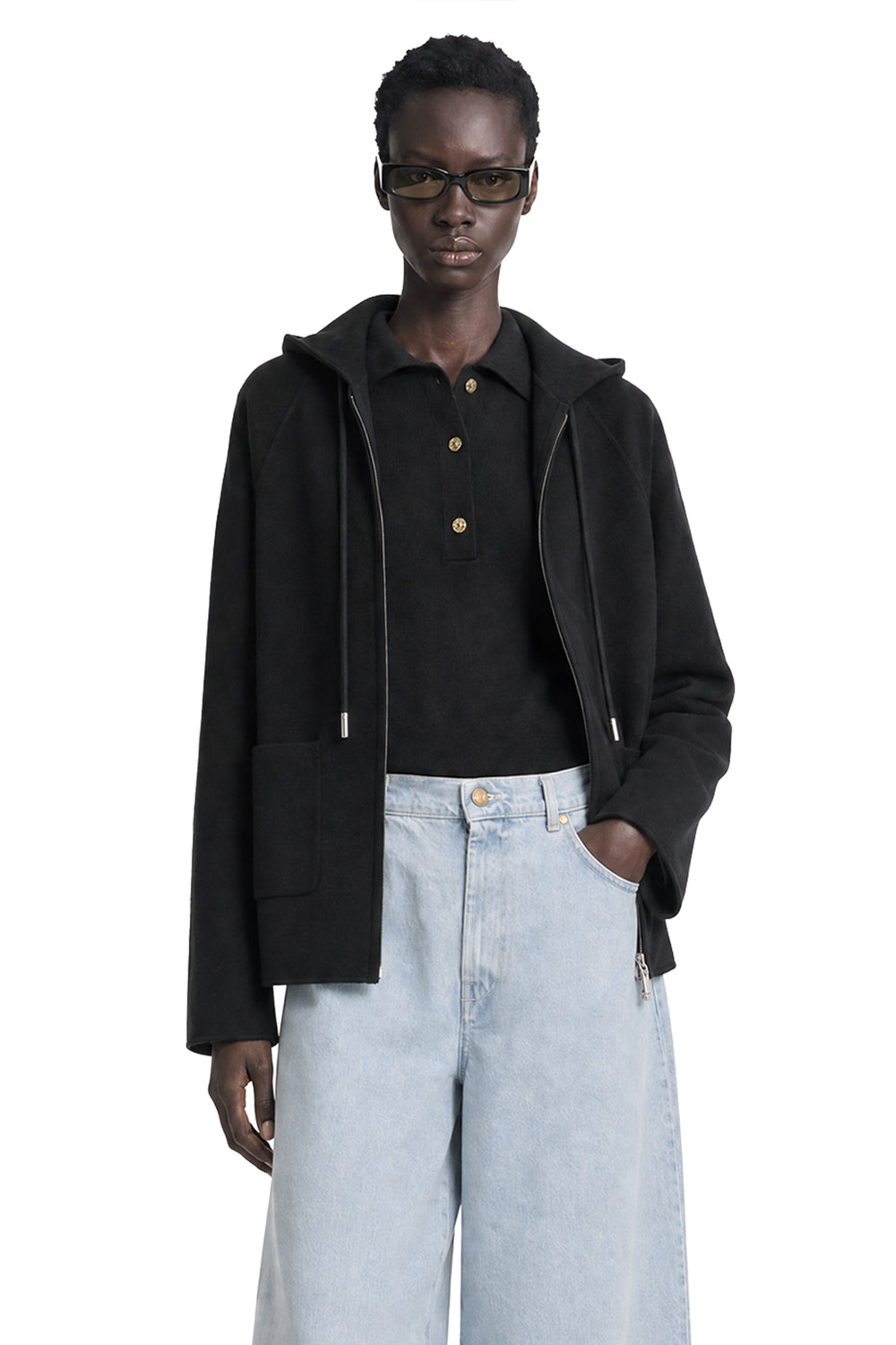 MAX MARA Cashmere and Silk Hooded Coatp=p[then]MAX MARA WOMAN BLACK JACKETS[else]Wool, Cashmere and Silk Hooded Coatp=p[then]MAX MARA WOMAN BLACK JACKETS[else]Wool, Cashmere and Silk Hooded Coat[/if] woman