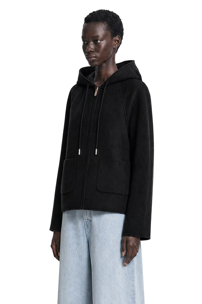 MAX MARA Cashmere and Silk Hooded Coatp=p[then]MAX MARA WOMAN BLACK JACKETS[else]Wool, Cashmere and Silk Hooded Coatp=p[then]MAX MARA WOMAN BLACK JACKETS[else]Wool, Cashmere and Silk Hooded Coat[/if] woman