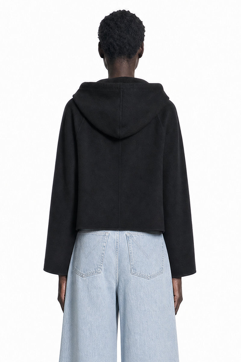 MAX MARA Cashmere and Silk Hooded Coatp=p[then]MAX MARA WOMAN BLACK JACKETS[else]Wool, Cashmere and Silk Hooded Coatp=p[then]MAX MARA WOMAN BLACK JACKETS[else]Wool, Cashmere and Silk Hooded Coat[/if] woman