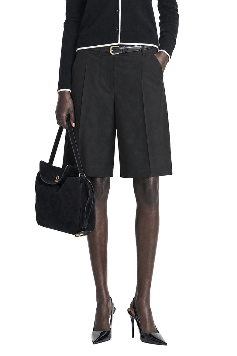 MAX MARA Woollen Cloth Bermuda Shorts woman