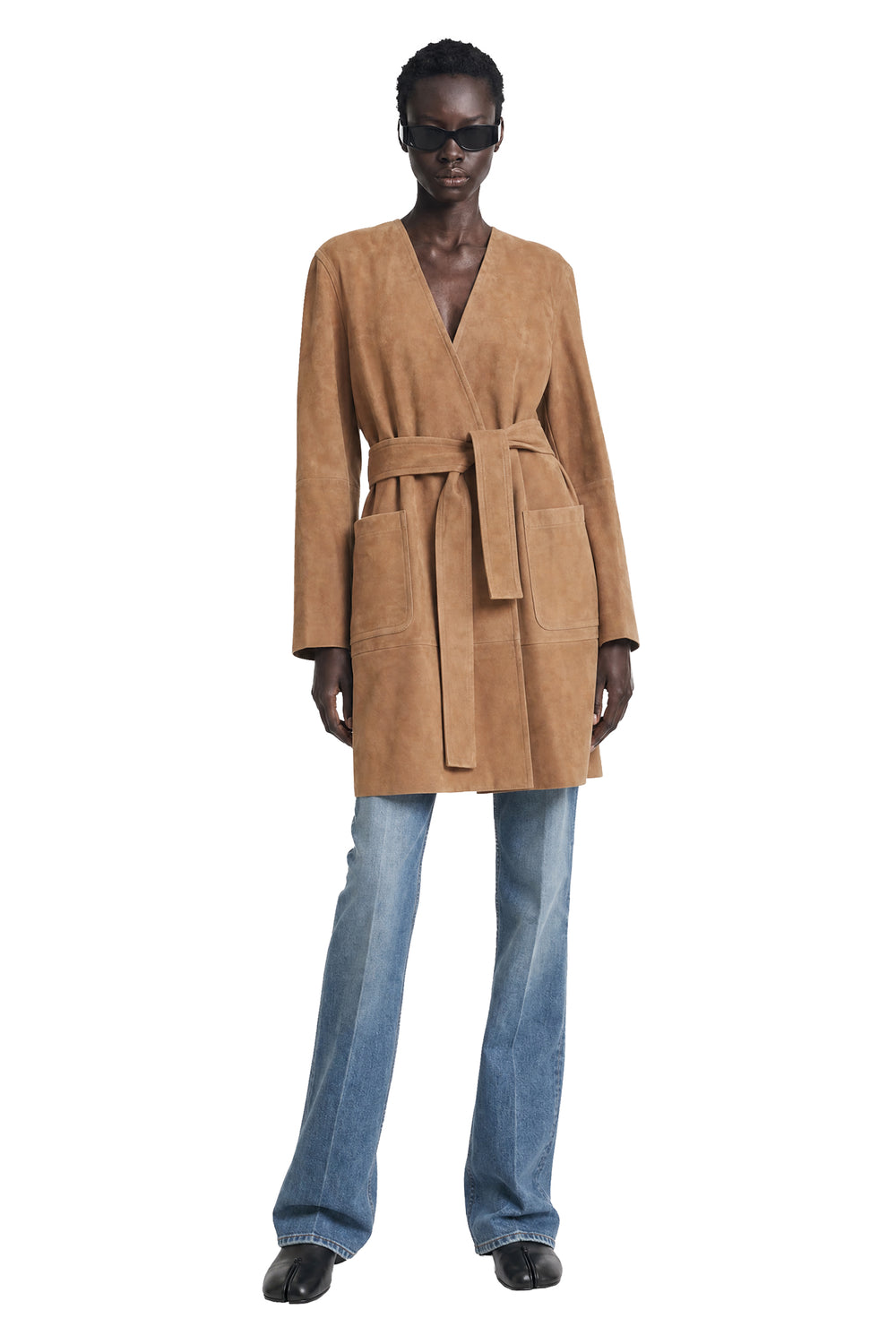 MAX MARA Suede Duster Coat woman
