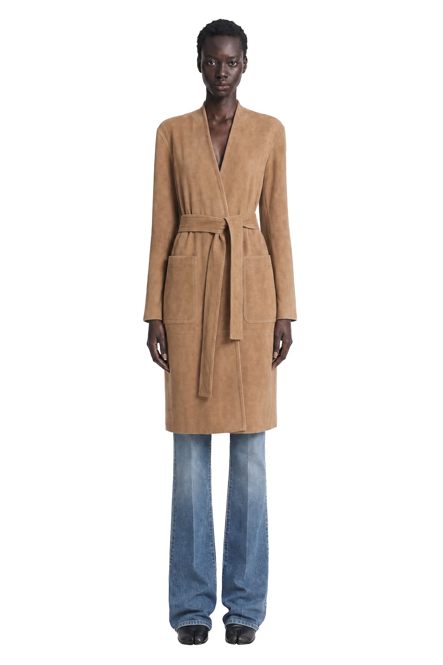 Suede Duster Coat