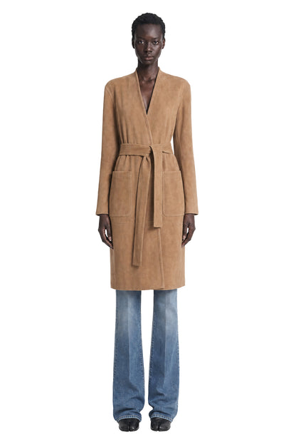 Suede Duster Coat