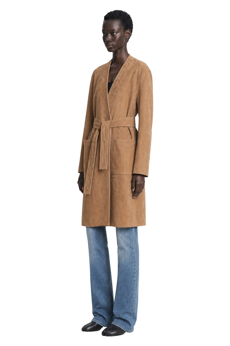 MAX MARA Suede Duster Coat woman