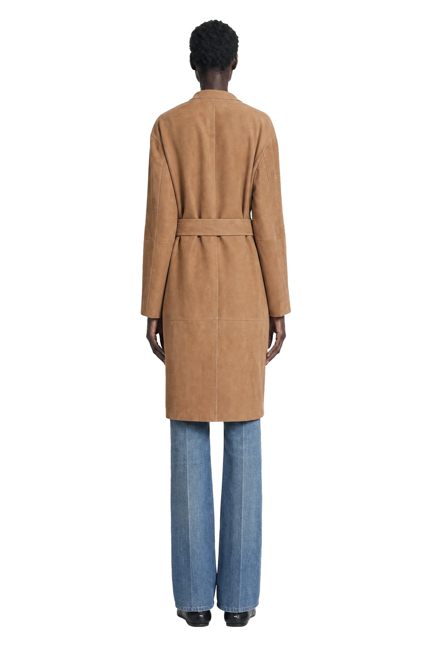 MAX MARA Suede Duster Coat woman