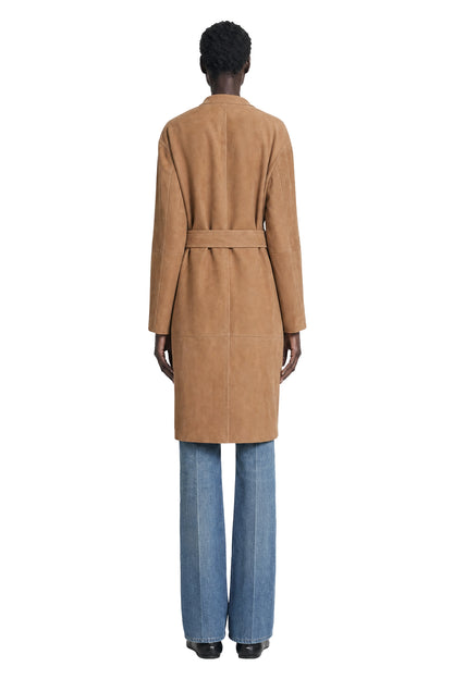 Suede Duster Coat