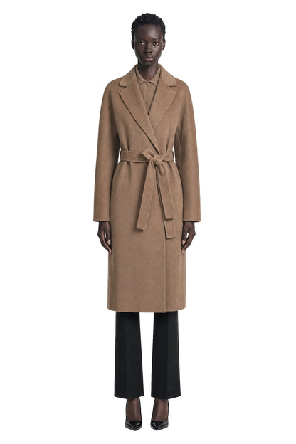 Wool Broadcloth Midi Coat