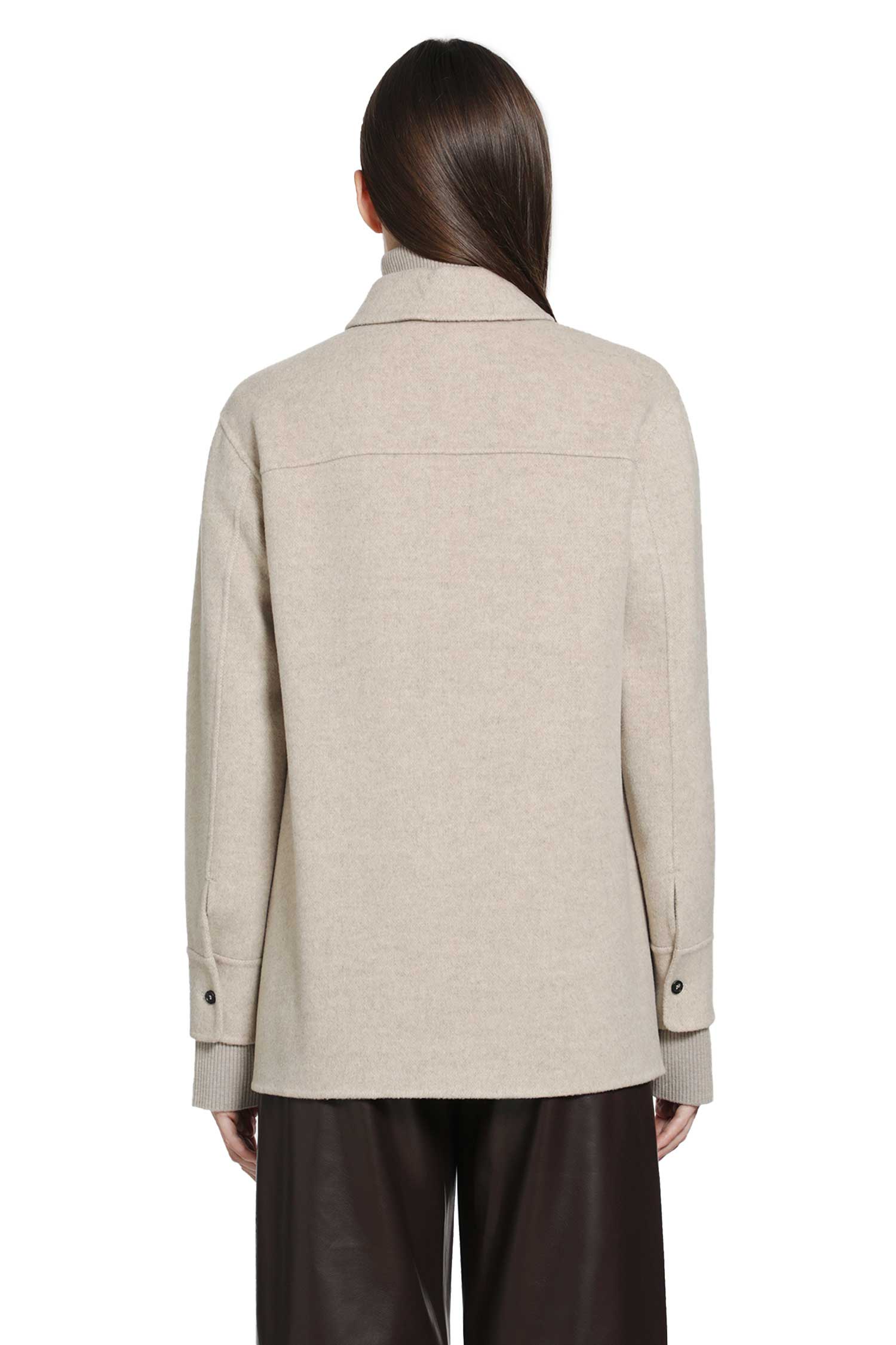 Wool and Cashmere Broadcloth Jacket