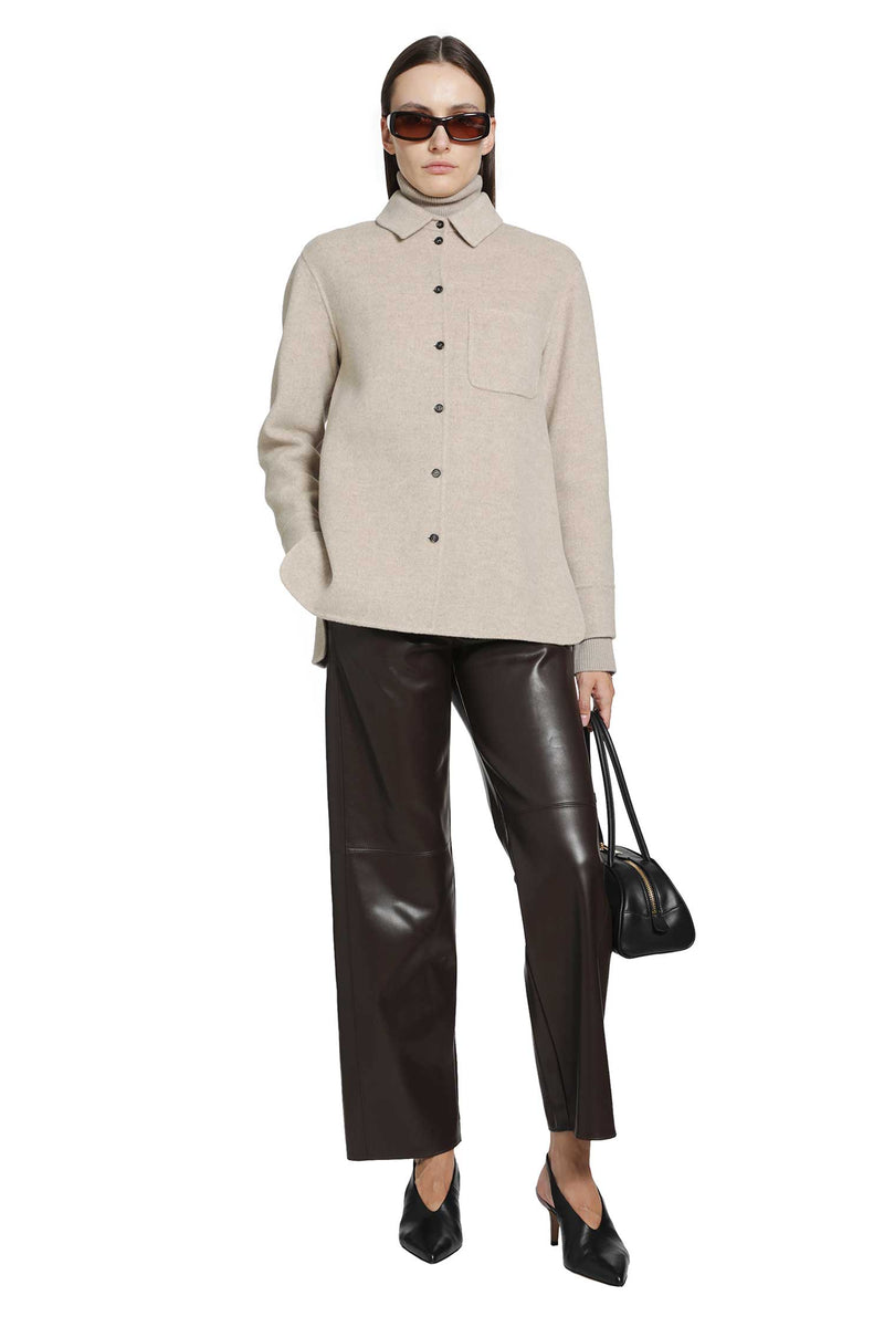 S MAX MARA Wool and Cashmere Broadcloth Jacket woman