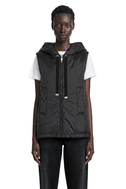 Padded Water-Repellent Hooded Gilet