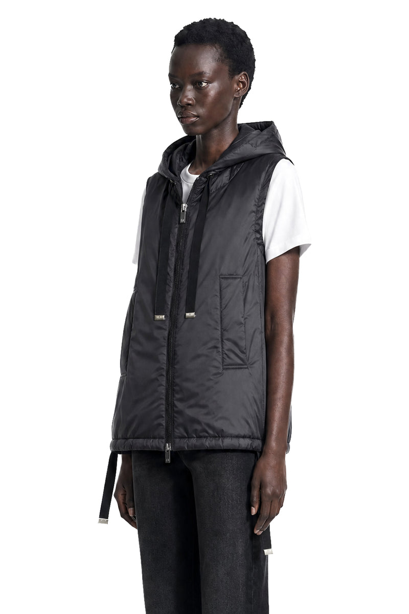 MAX MARA Padded Water-Repellent Hooded Gilet woman
