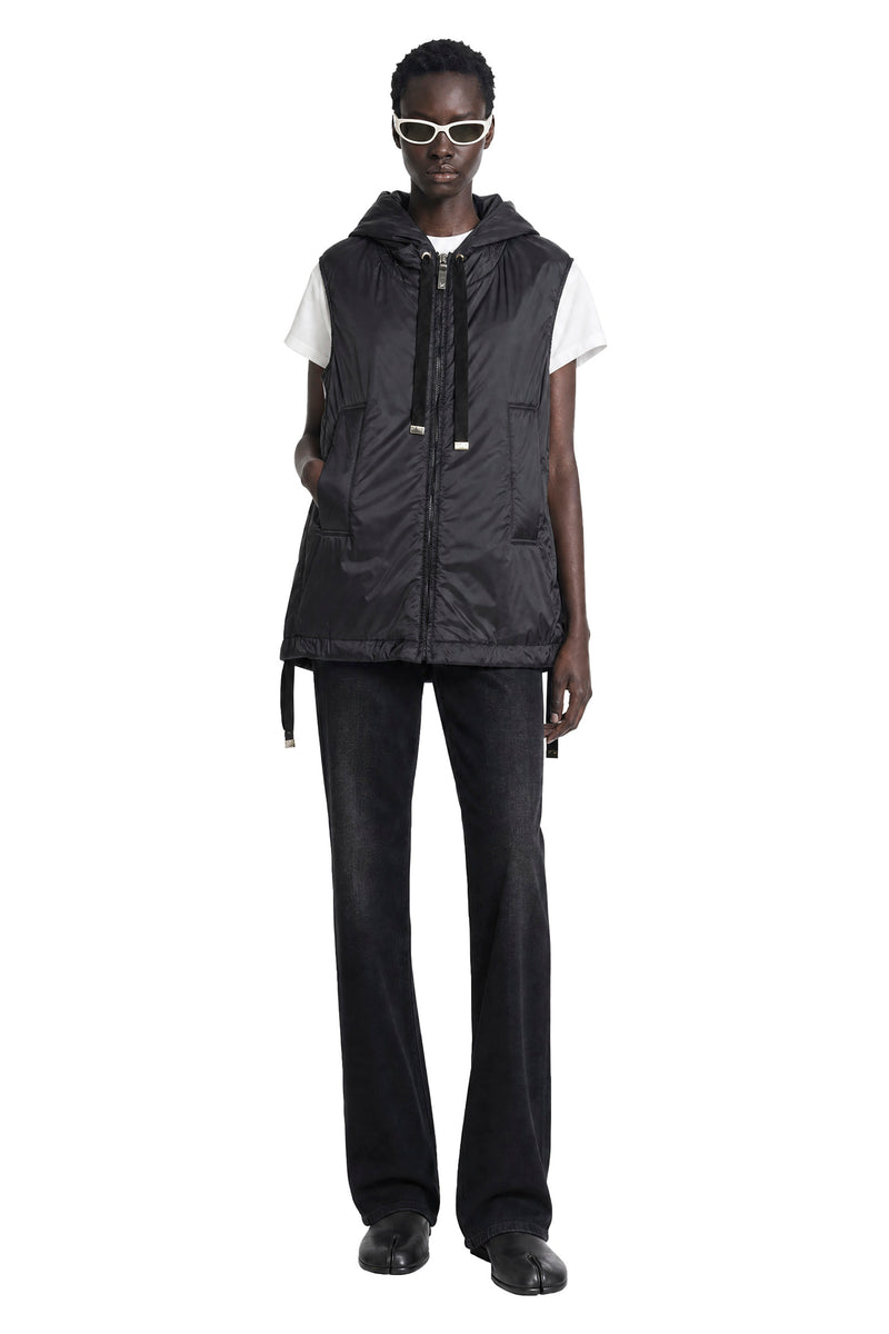 MAX MARA Padded Water-Repellent Hooded Gilet woman