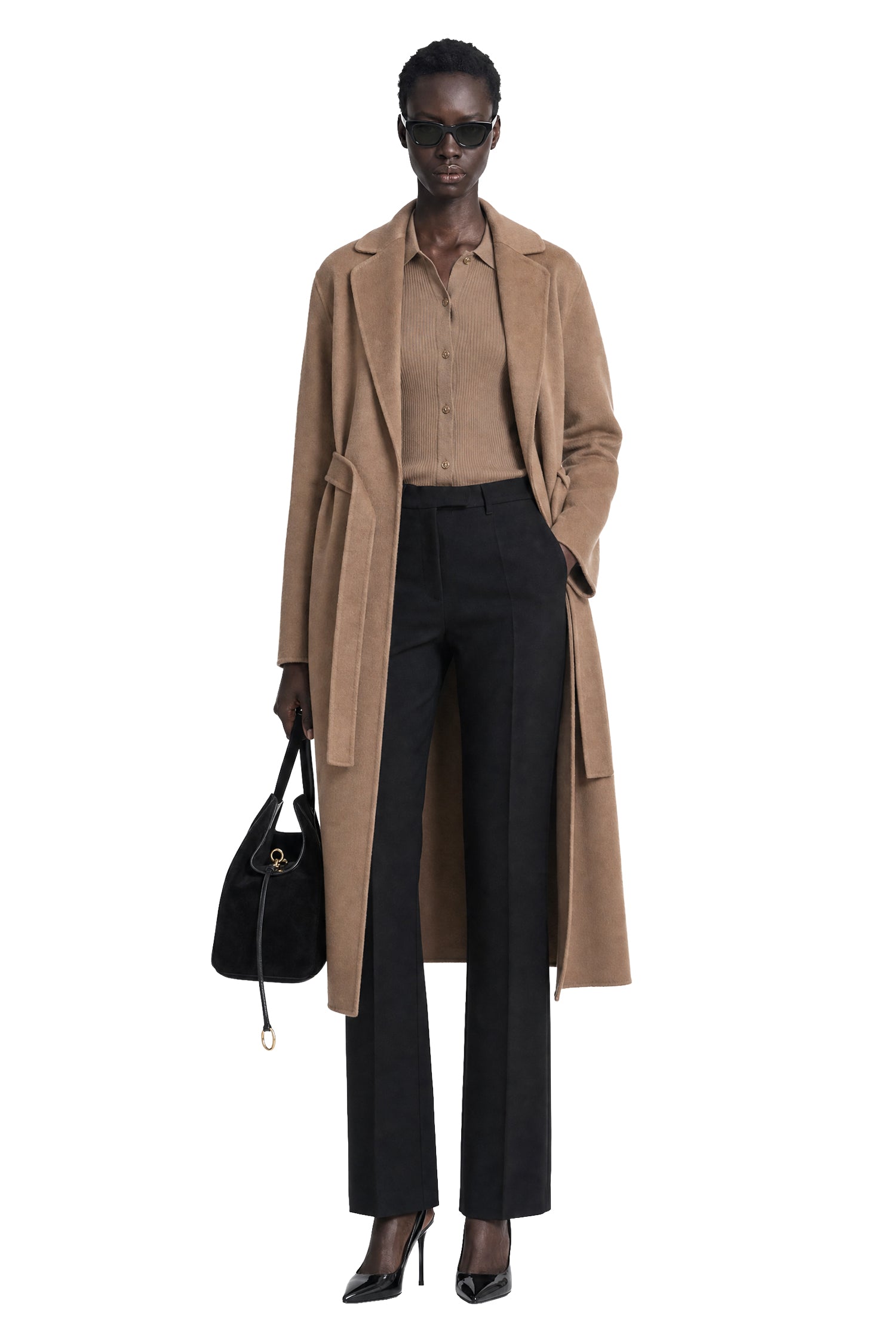 Woollen Yarn Fitted Cardigan