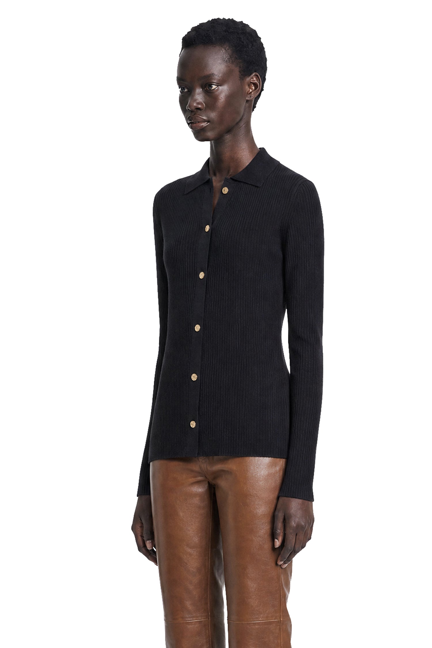 MAX MARA Woollen Yarn Fitted Cardigan woman