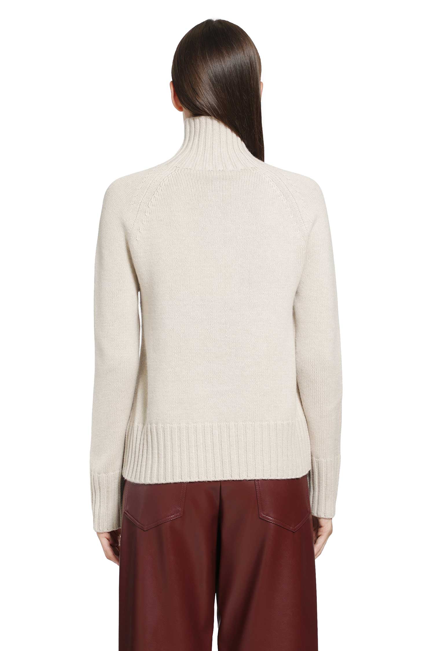 Wool Cashmere Turtleneck Sweater