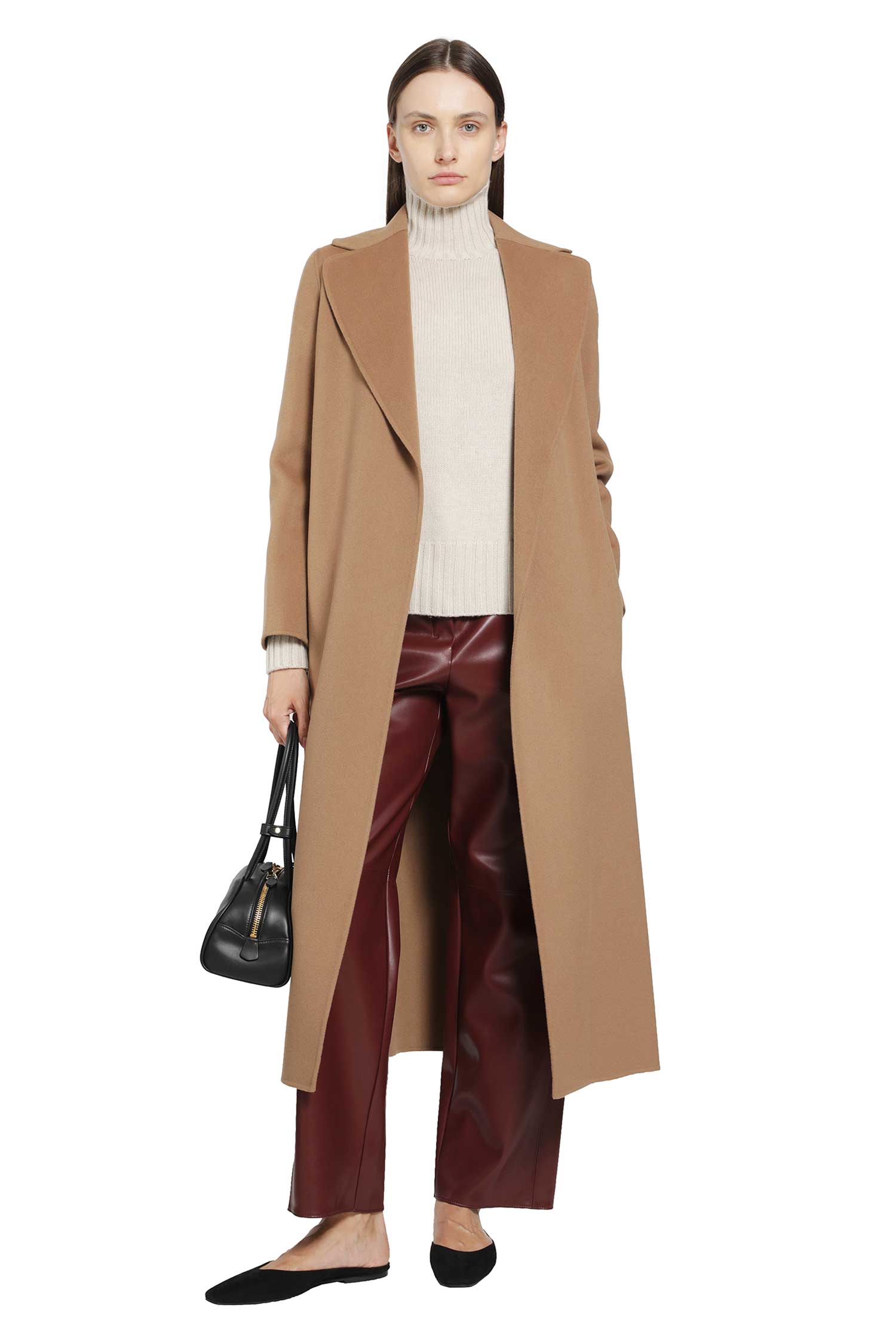 Wool Cashmere Turtleneck Sweater