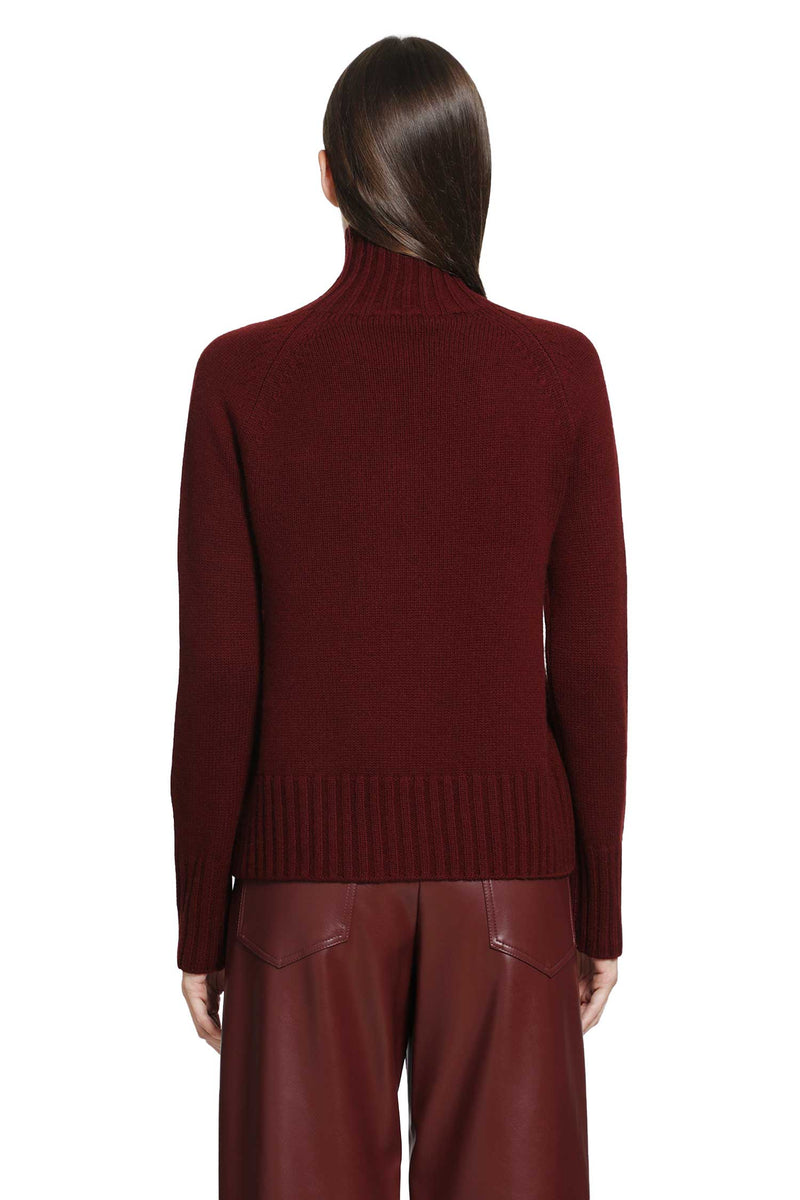 S MAX MARA Wool Cashmere Turtleneck Sweater woman