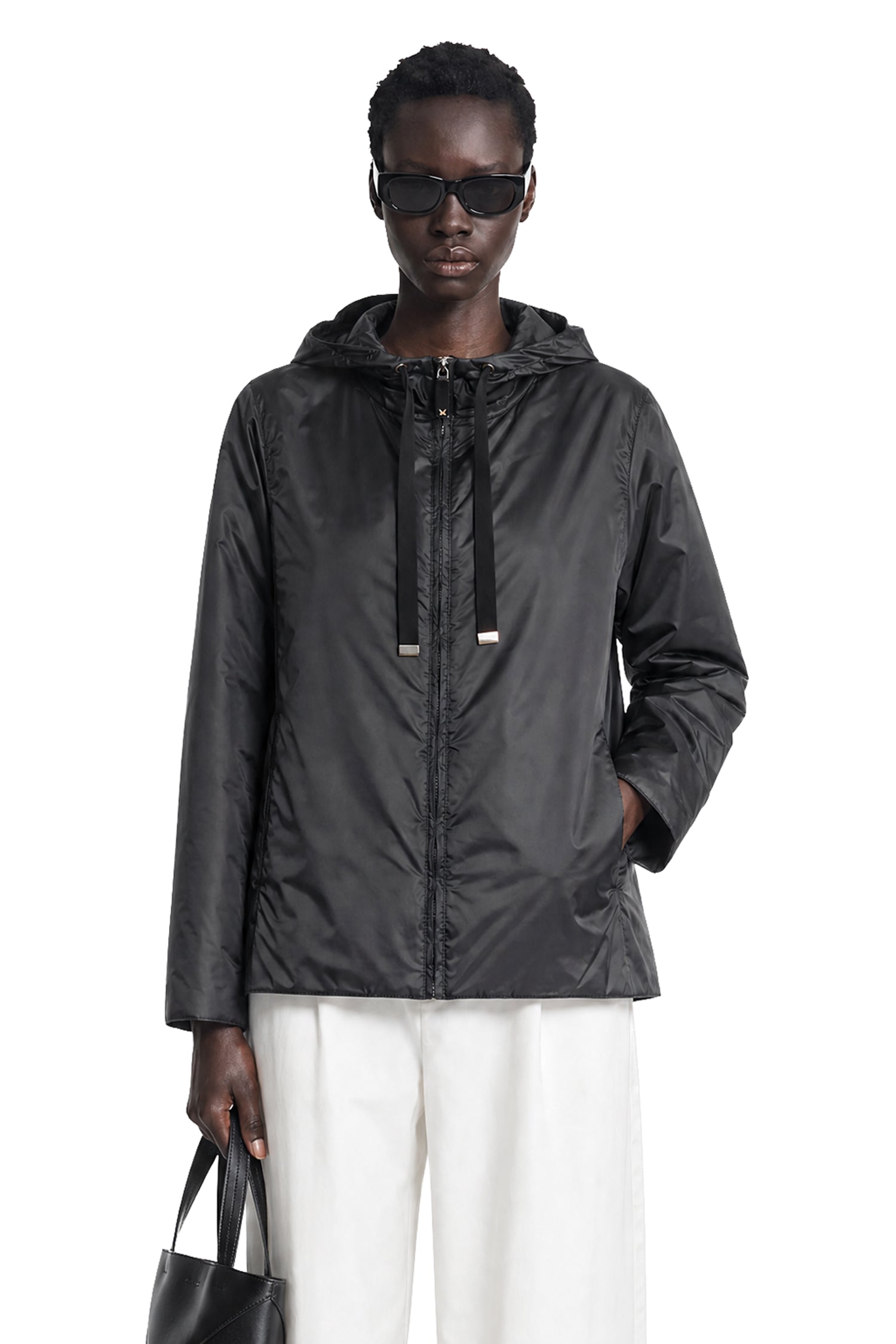 Padded Water-Repellent Hooded Jacket
