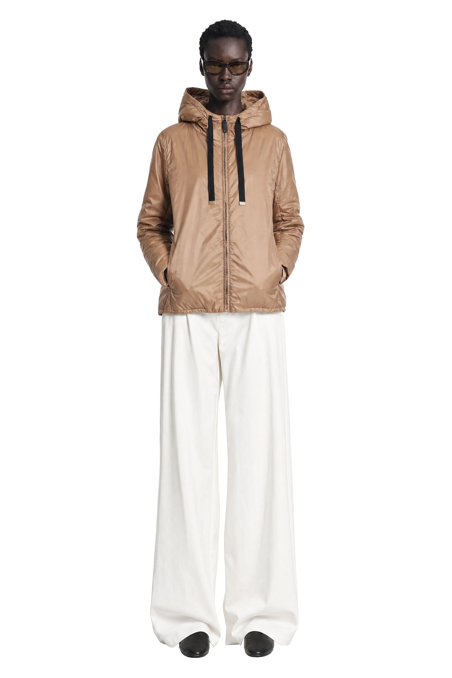 Padded Water-Repellent Hooded Jacket