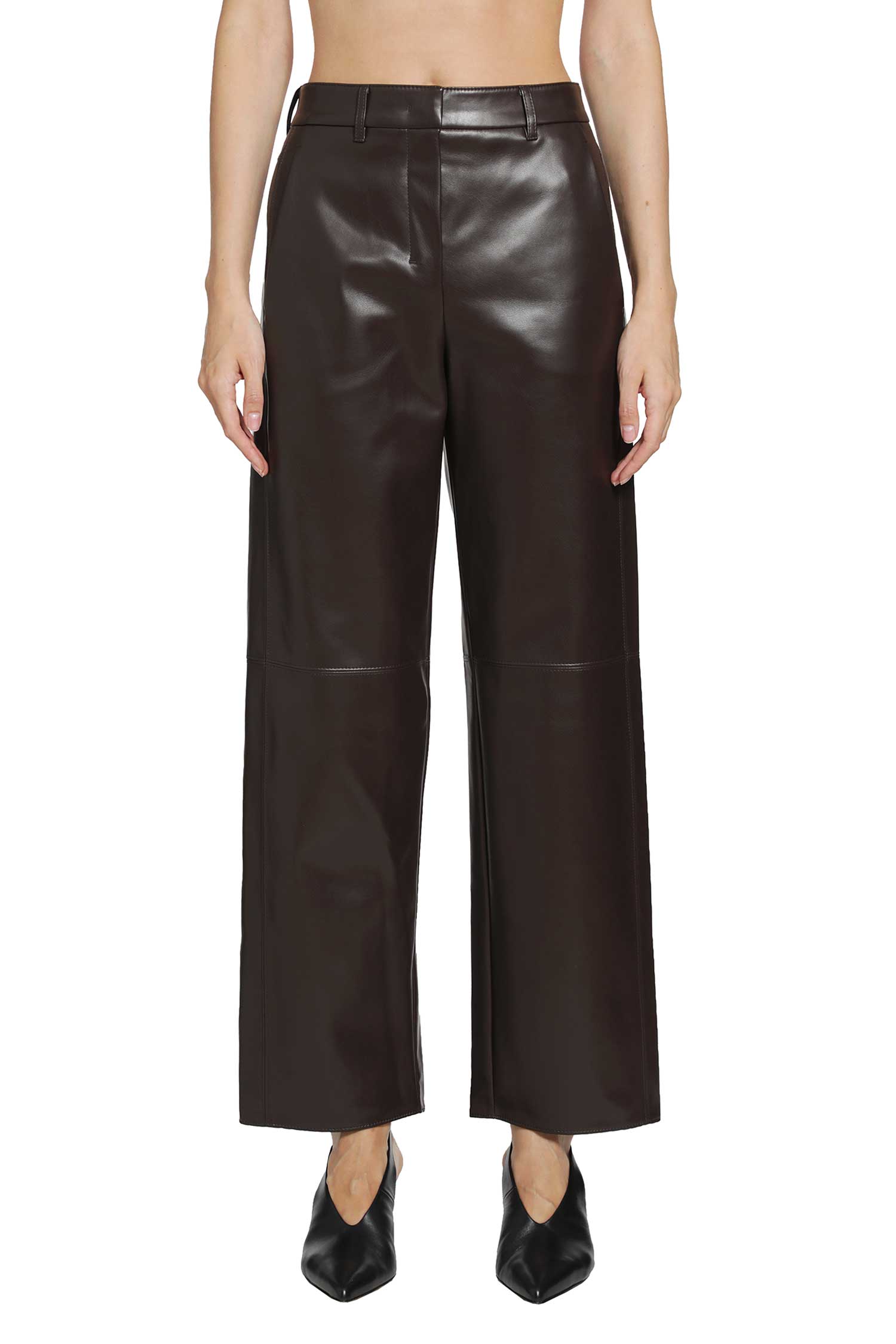 Coated Jersey Trousers