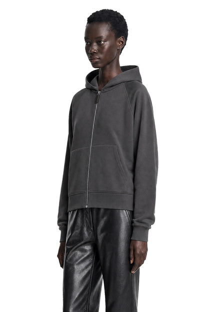 Technical Cotton Zip-Up Hoodie