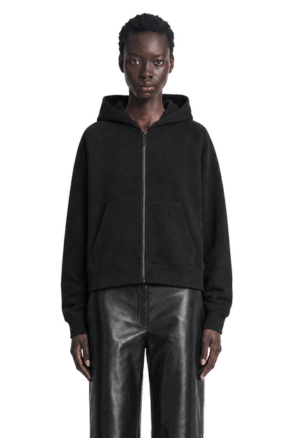 Technical Cotton Zip-Up Hoodie
