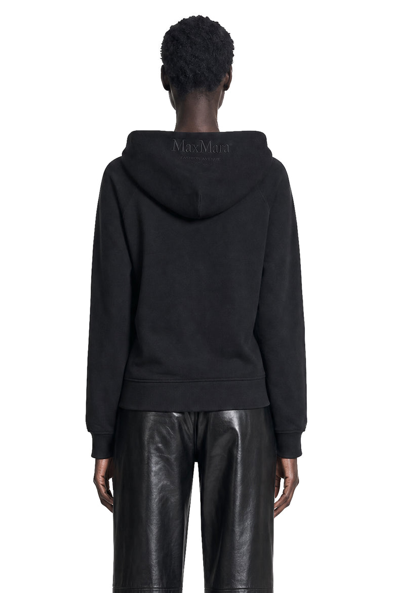 S MAX MARA Technical Cotton Zip-Up Hoodie woman