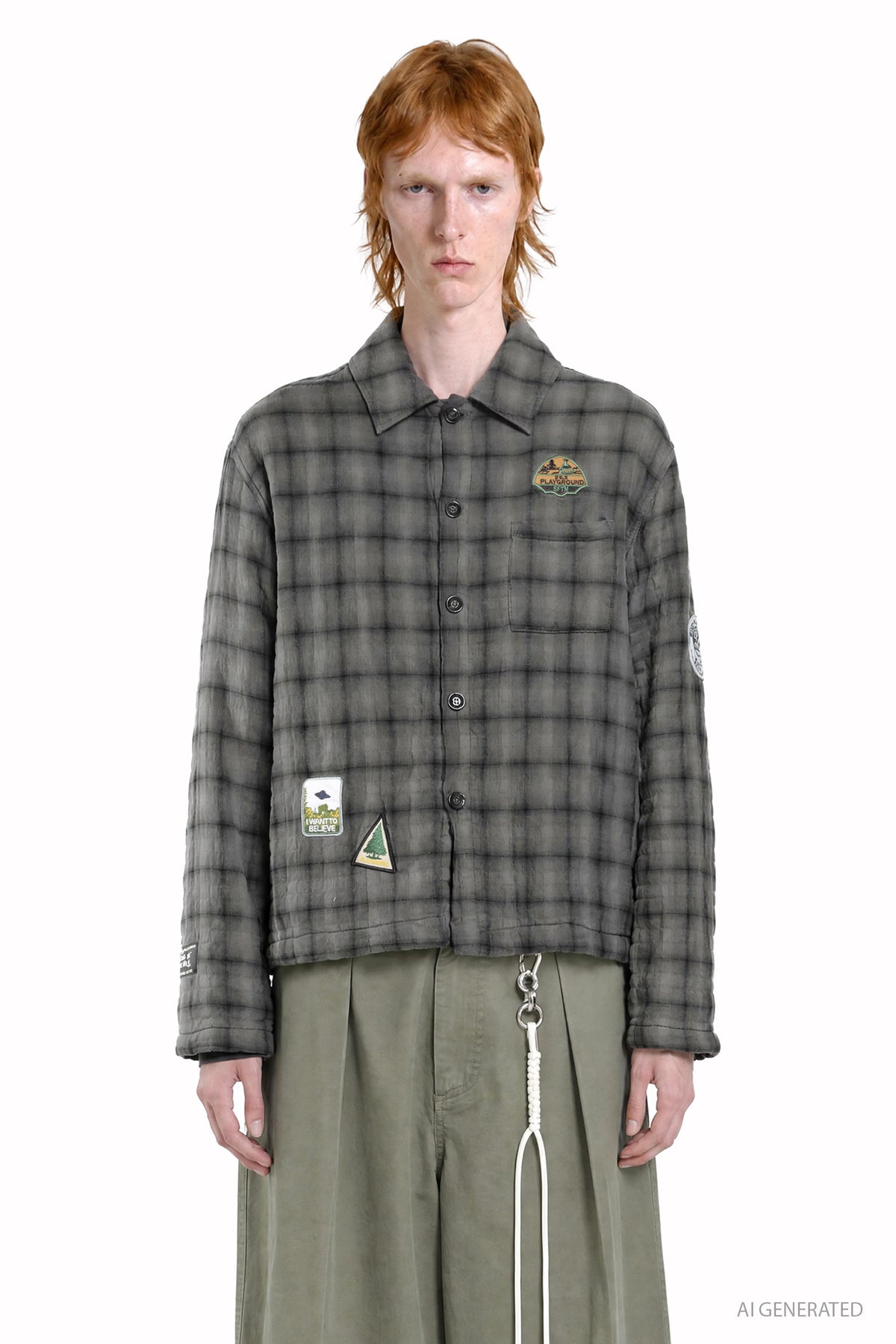 SONG FOR THE MUTE Padded Workman Jacket man