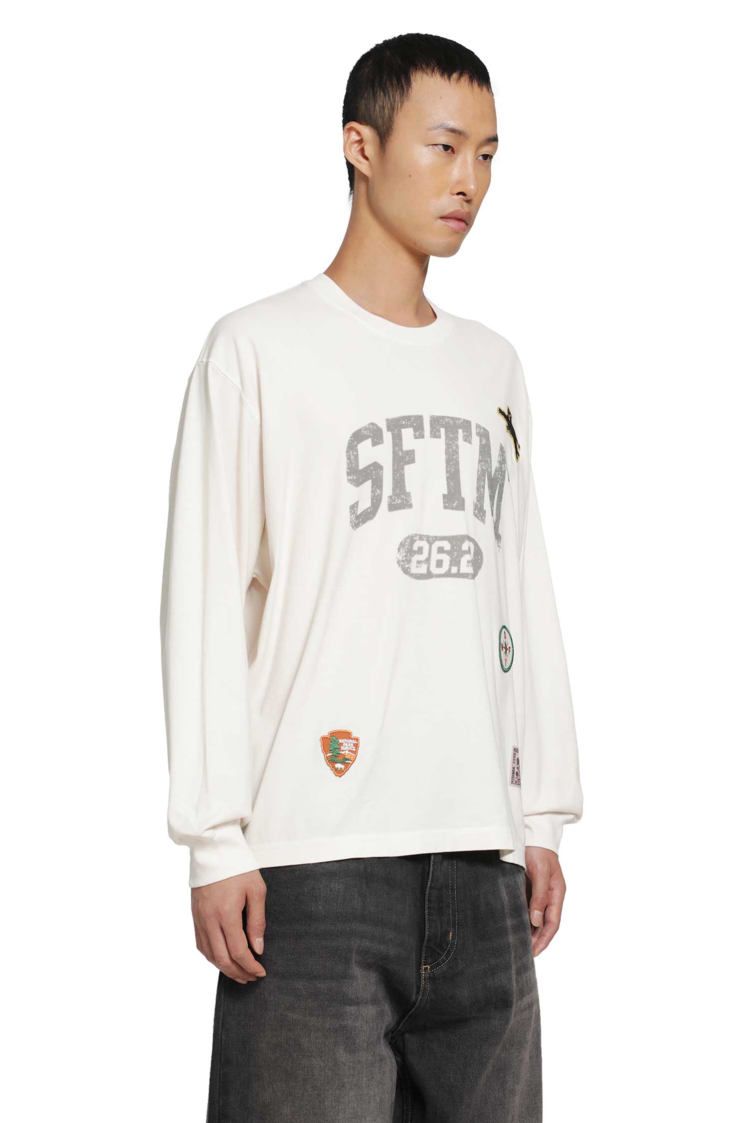 SONG FOR THE MUTE ''SFTM 26.2'' Oversized Crewneck Pullover man