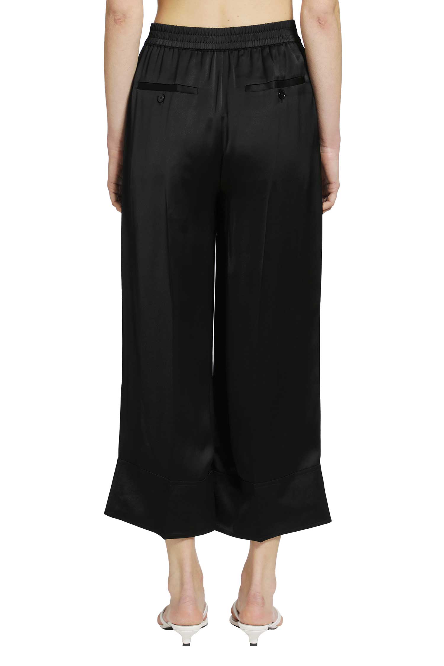 Satin Drawstring Trousers