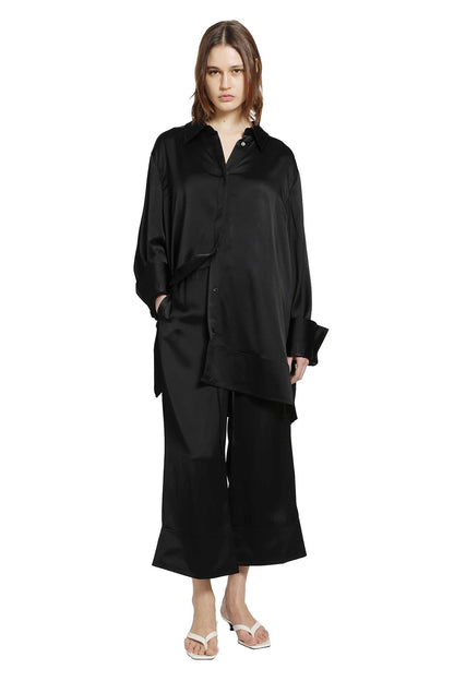 Satin Drawstring Trousers