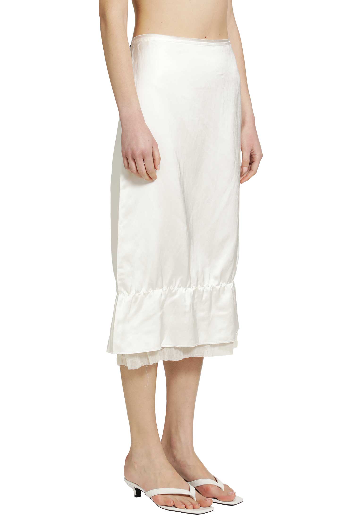 TOTEME Layered Satin Skirt woman