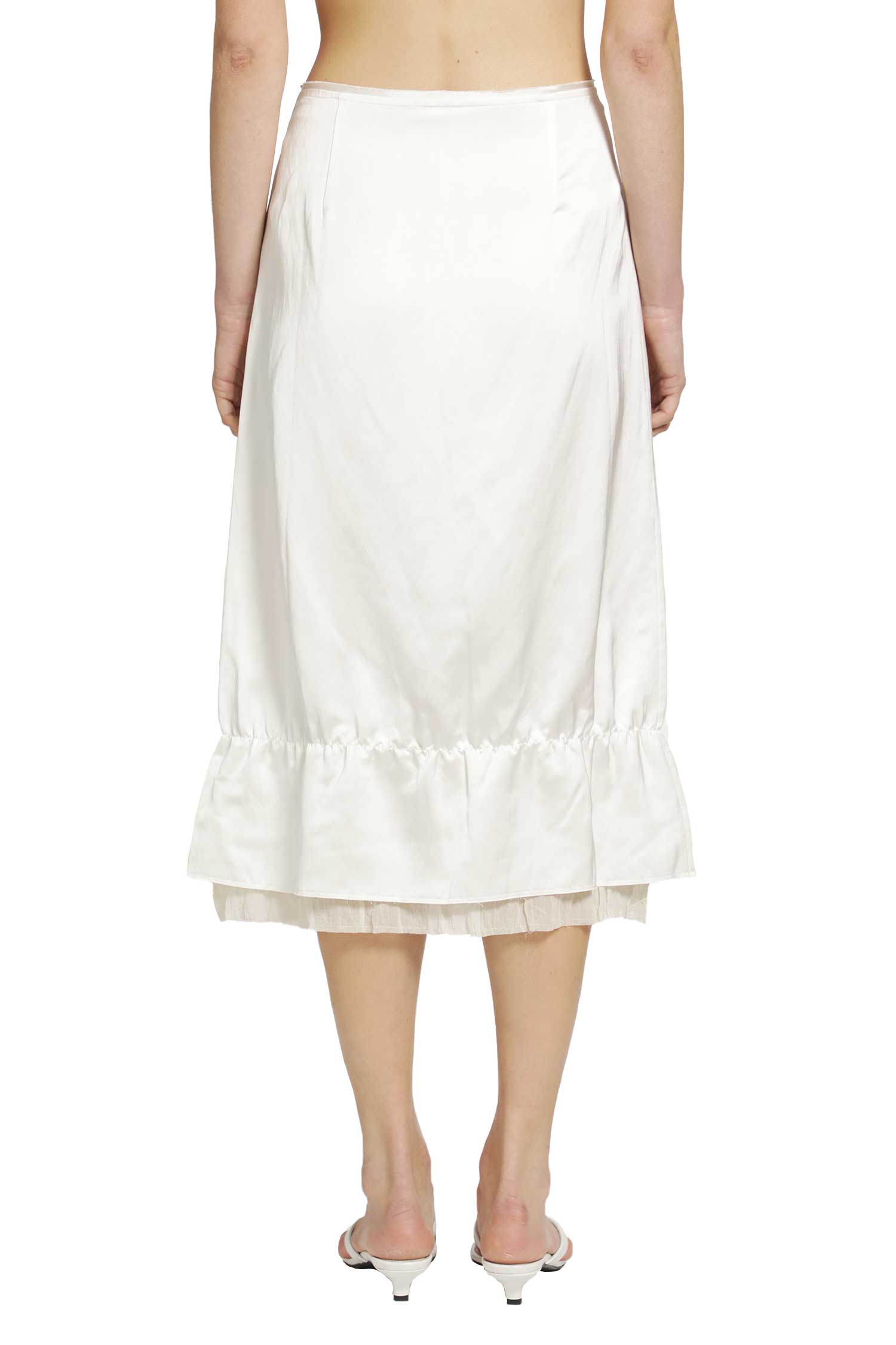 TOTEME Layered Satin Skirt woman