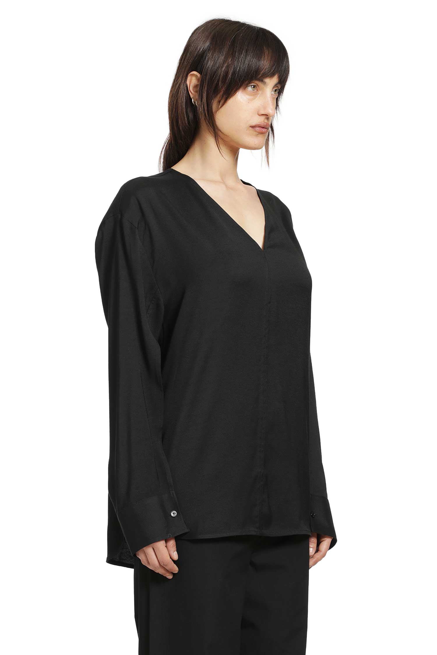 TOTEME V-Neck Tweed Blouse woman