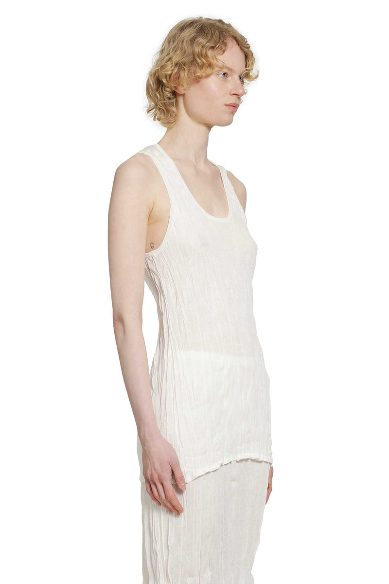 TOTEME Crinkled Knit Tank woman