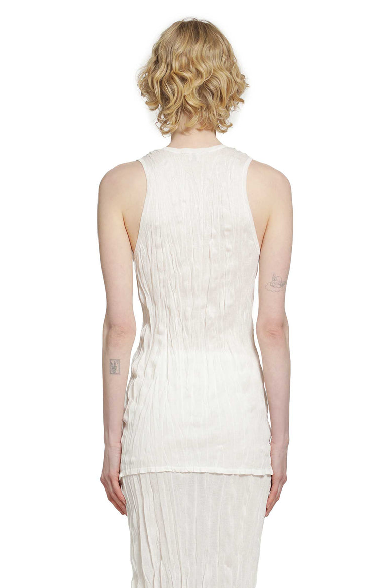 TOTEME Crinkled Knit Tank woman
