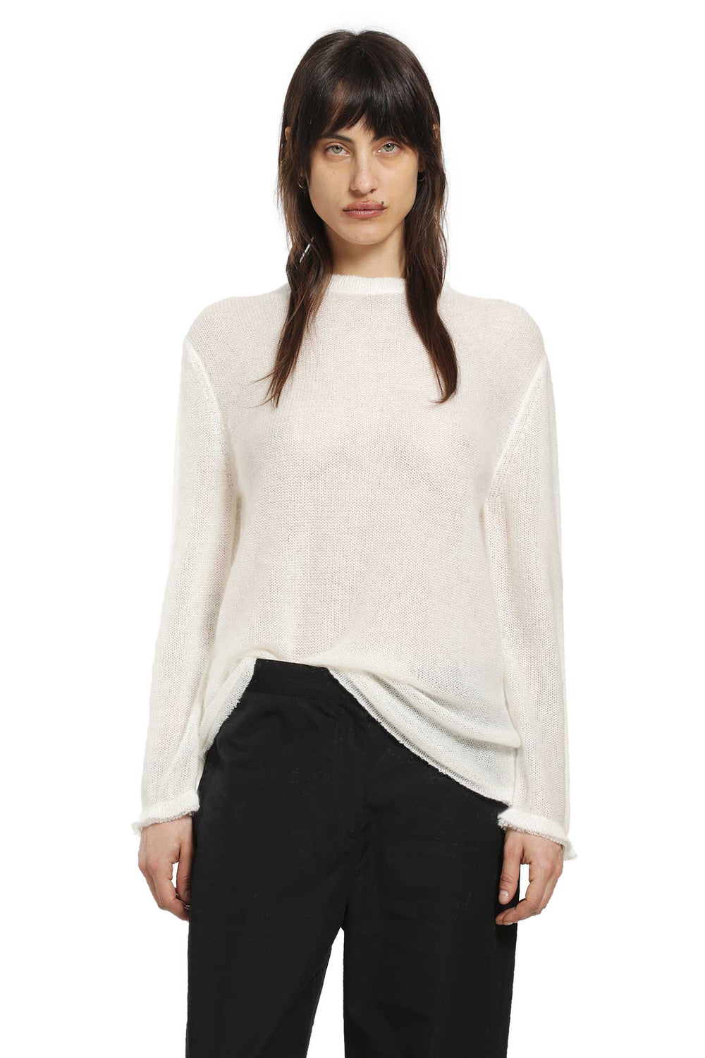 TOTEME Long Open Weave Knit Sweater woman