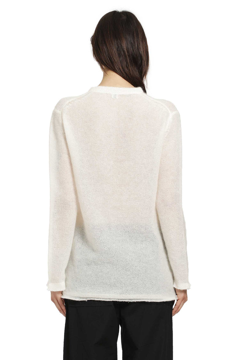 TOTEME Long Open Weave Knit Sweater woman